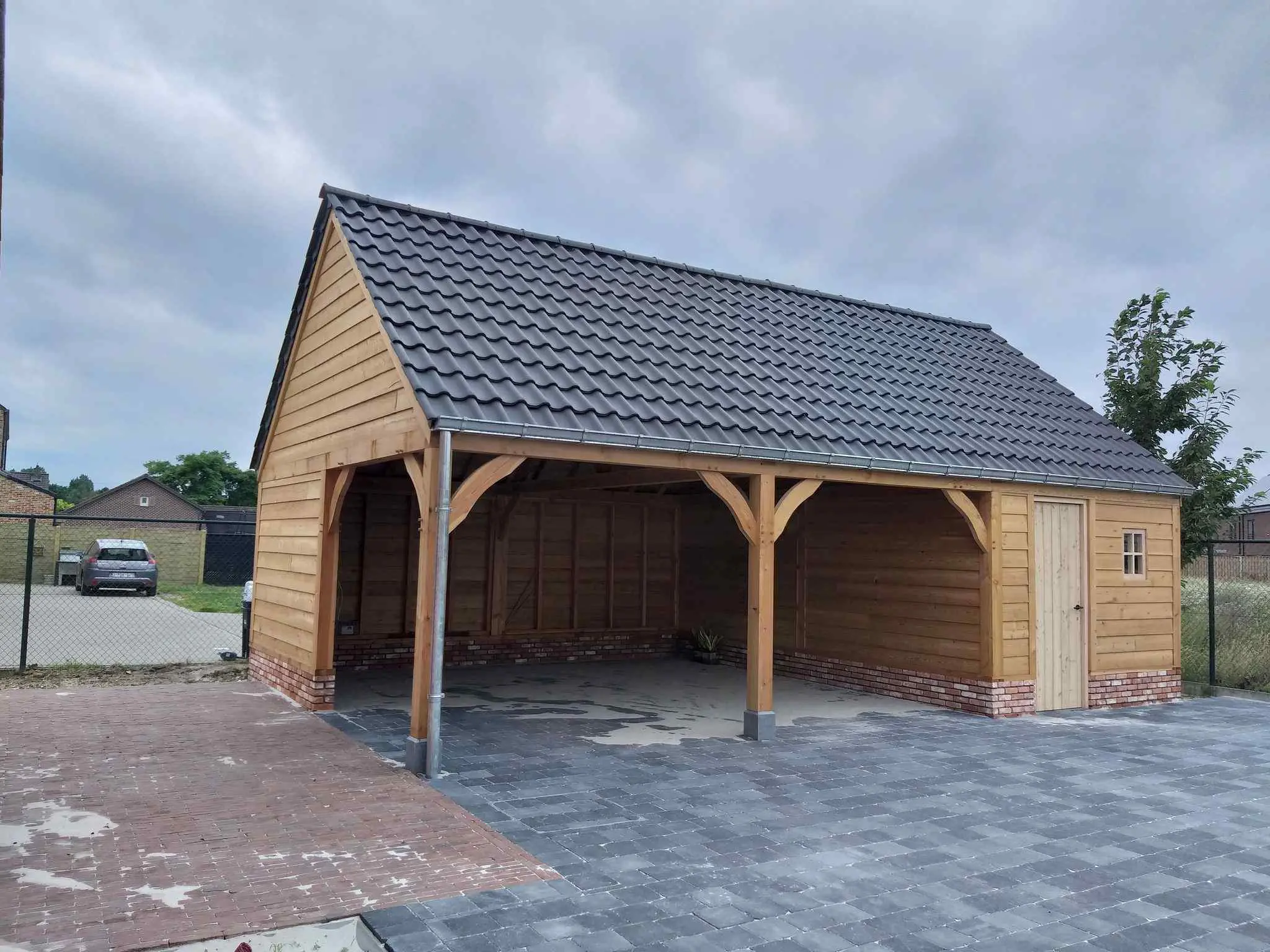 carport met berging